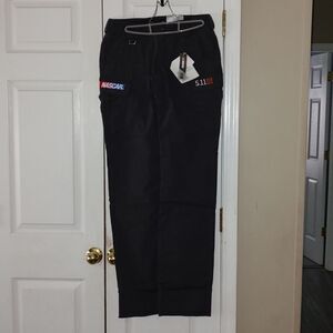 5.11 Tactical Women's Nascar logo  Charcoal  Stryke Pants  Sz 4 unhemmed